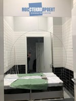 зеркальная стена в ванной
