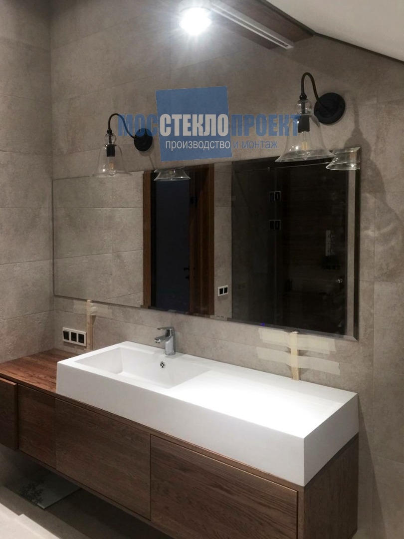 Зеркало в ванную на заказ в Москве - Купить зеркало в ванную комнату на заказ
